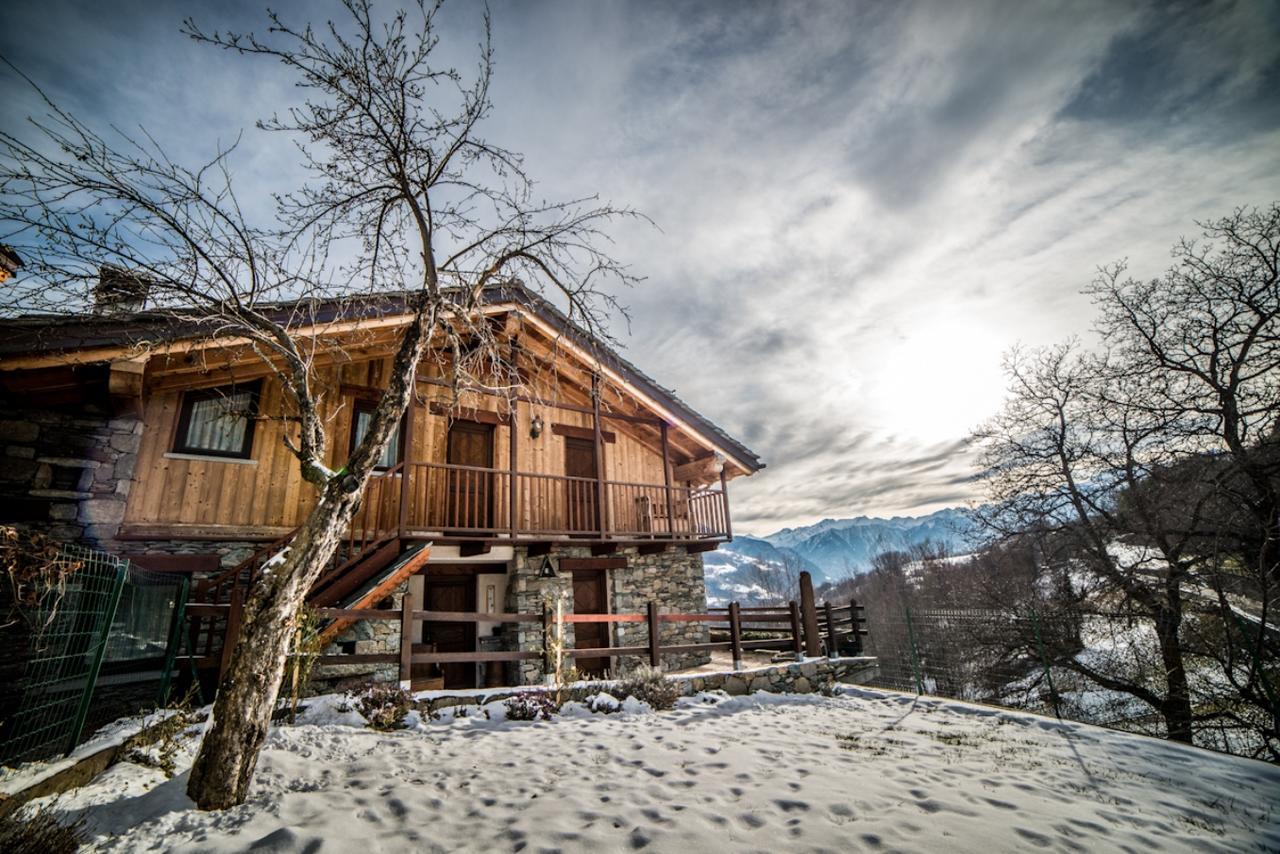Eco Chalet Maison Dominique Challand-Saint-Anselme Exteriör bild